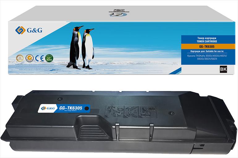 Тонер-картридж G&G toner-cartridge for Kyocera TASKalfa 3500i/4500i/4501i/5500i/3501i/5501i with chip 35000 pages гарантия 36 мес. (GG-TK6305) фото 1