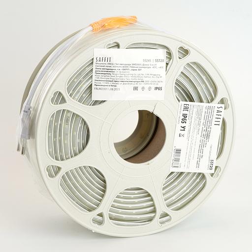 Лента светодиодная LEDх60/м 1м 6w/m 220в IP65 6500К фото 3