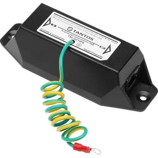 Tantos TSn-GZ14PG Одноканальное устройство грозозащиты Gigabit Ethernet и PoE (до 4КВ) фото 1