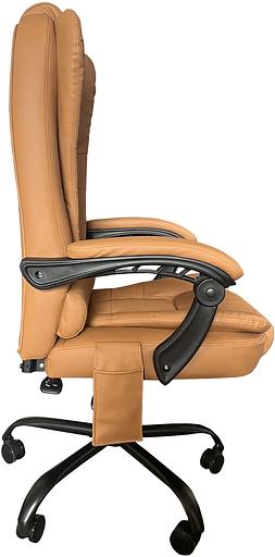 Кресло Cactus с вибромассажем CS-CHR-OC05M-BR бежевый эко.кожа с подголов. крестов. фото 10