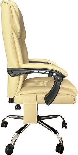 Кресло Cactus с вибромассажем CS-CHR-OC04M-WT слоновая кость эко.кожа крестов. фото 5