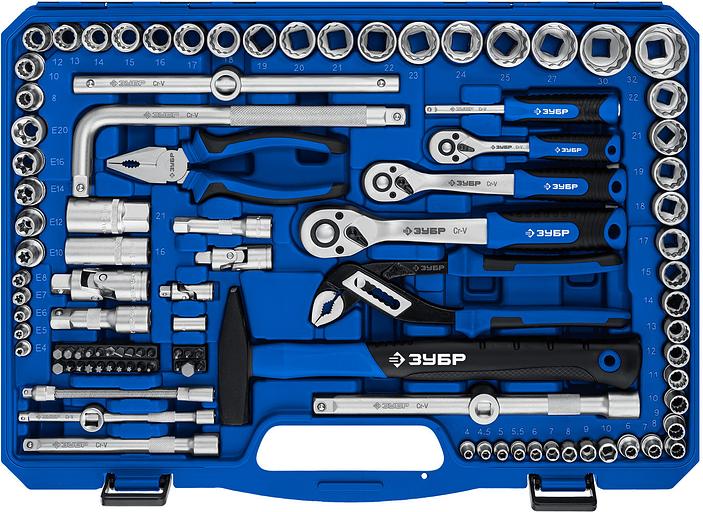 Набор инструментов Зубр 27670-H142 142 предмета (жесткий кейс) фото 3