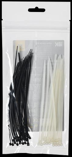 Набор хомутов 2,5х150 (25б. 25ч) (50шт/упак) фото 1