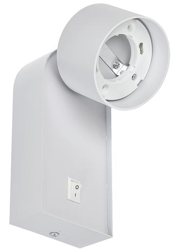 Светильник 4041 накладной настенный под лампу GX53 белый IEK фото 1