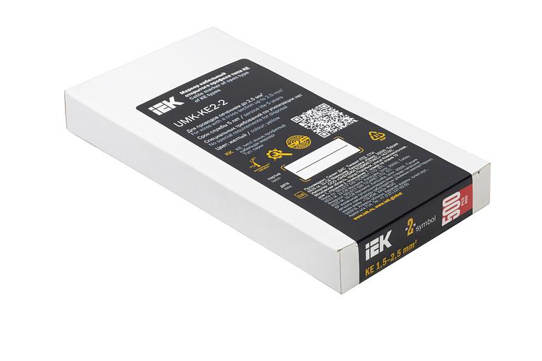 Маркер открытого типа KE 1,5-2,5мм2 символ '2' (500шт/упак) IEK фото 2