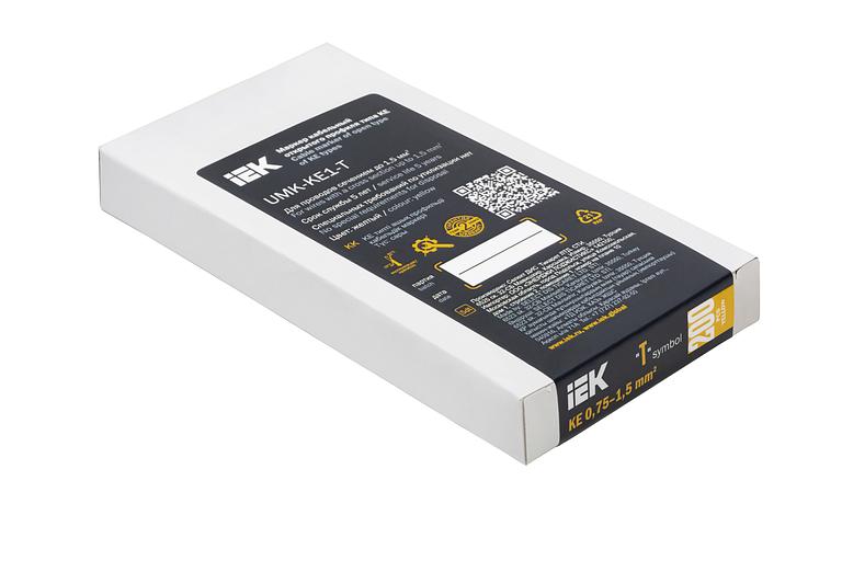 Маркер открытого типа KE 0,75-1,5мм2 символ 'T' (200шт/упак) IEK фото 2