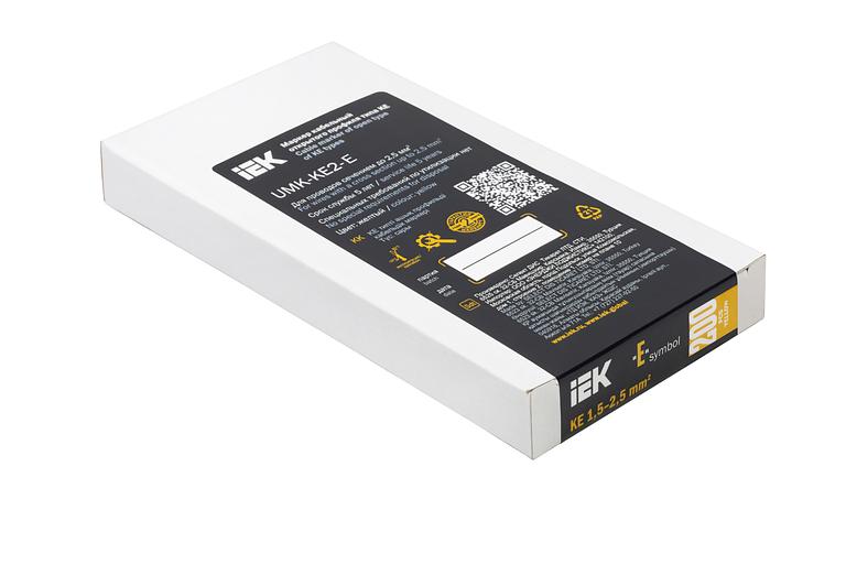 Маркер открытого типа KE 1,5-2,5мм2 символ 'E' (200шт/упак) IEK фото 2