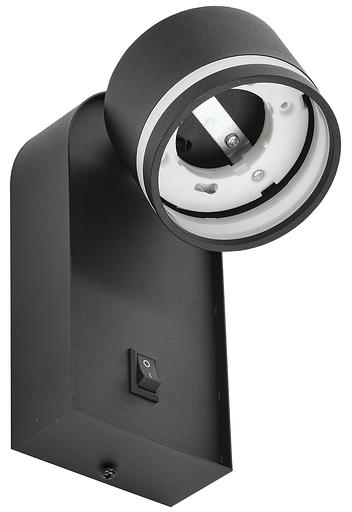 LIGHTING Светильник 4035 накладной настенный под лампу GX53 черный IEK фото 1