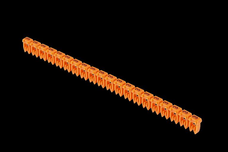 Маркер открытого типа KE 1,5-2,5мм2 символ '3' (500шт/упак) IEK фото 1