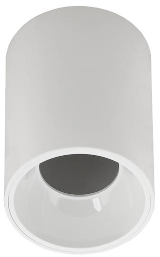 LIGHTING Светильник 4111 накладной потолочный под лампу GU10 белый пластик IEK фото 1