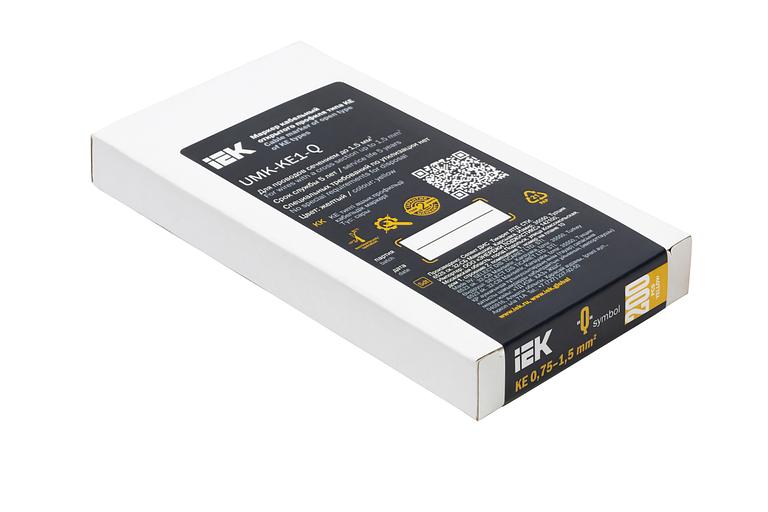 Маркер открытого типа KE 0,75-1,5мм2 символ 'Q' (200шт/упак) IEK фото 2