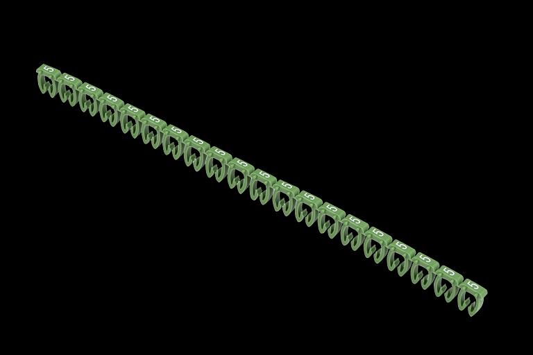 Маркер открытого типа KE 4-6мм2 символ '5' (500шт/упак) IEK фото 1