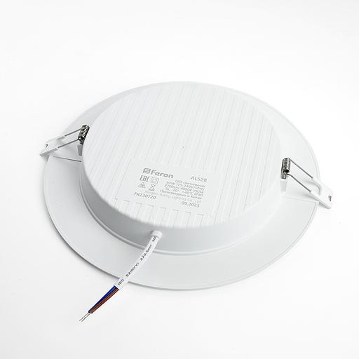 Светильник светодиодный ДВО-24w 4000K 2160Лм slim белый Feron.ONE фото 2