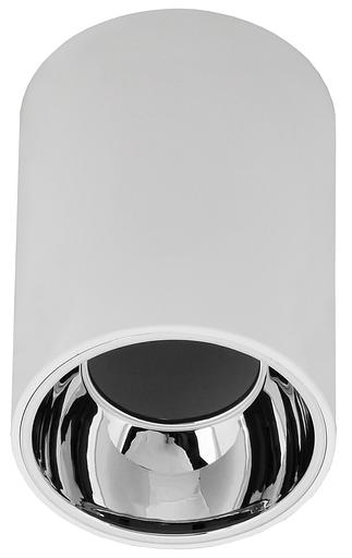 LIGHTING Светильник 4111 накладной потолочный под лампу GU10 белый/хром пластик IEK фото 1
