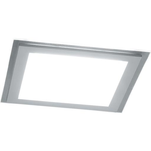 Светильник светодиодный ДВО-6w 4000K 480Лм квадратный со стеклом белый фото 1