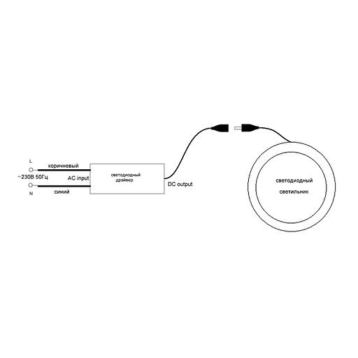 Светильник светодиодный ДВО-6w 4000K 480Лм квадратный со стеклом белый фото 8