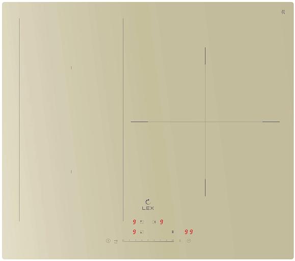 Индукционная варочная поверхность Lex EVI 631A IV слоновая кость фото 1