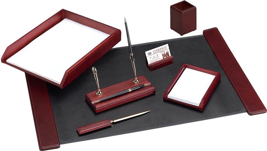 Настольный набор Good Sunrise M7C-8 (7 предметов) красное дерево дерево бордовый/черный фото 1