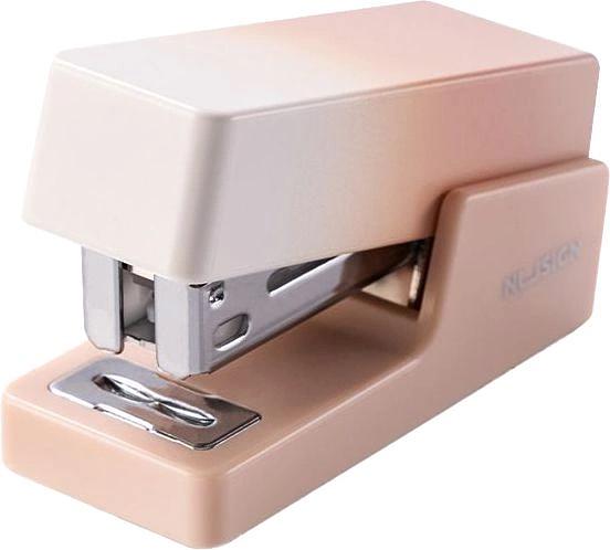 Степлер мини Deli NS083Apink Nusign 24/6 26/6 (12листов) розовый 40скоб металл/пластик фото 1
