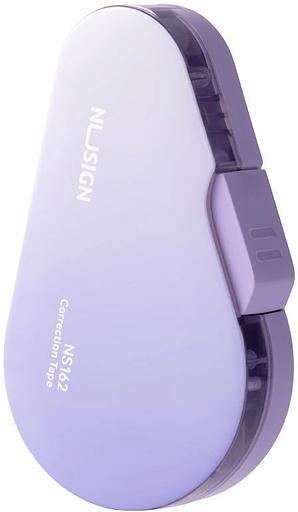 Лента коррект. Deli Nusign NS162VIOLET 12мх5мм фиолетовый корпус белый фото 1