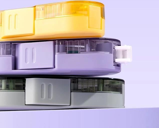 Лента коррект. Deli Nusign NS162VIOLET 12мх5мм фиолетовый корпус белый фото 2