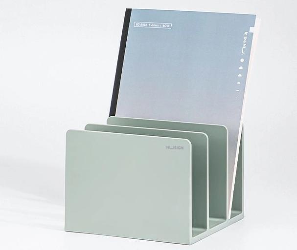 Подставка-ограничитель для книг Deli NS006GREEN Nusign 162x162x122мм зеленый фото 2