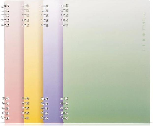 Тетрадь Deli NUSIGN NS373 B5 пластик 60л ассорти фото 1