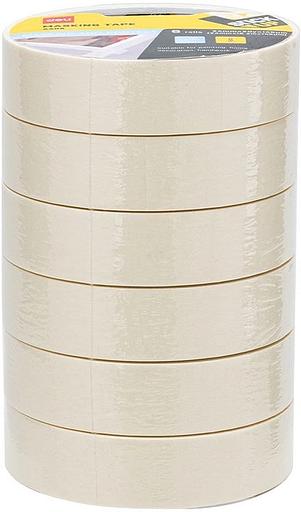 Клейкая лента малярная Deli EA405 бежевый шир.24мм дл.18.29м 145мкм (упак.:6шт) фото 1