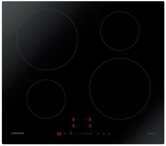 Индукционная варочная поверхность Samsung NZ64H37070K/WT черный фото 2