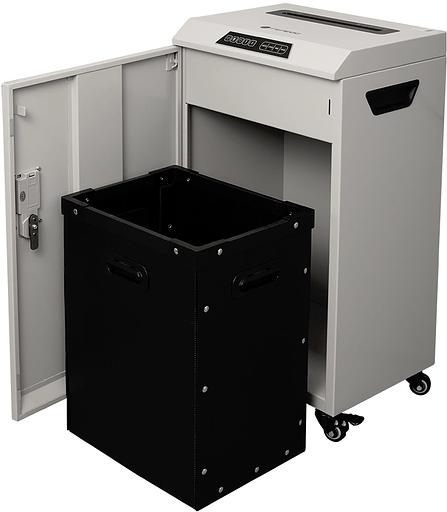 Шредер Heleos УО38-7 серый/черный (секр.P-7) фрагменты 5лист. 38лтр. фото 4