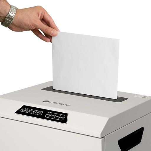 Шредер Heleos УО38-7 серый/черный (секр.P-7) фрагменты 5лист. 38лтр. фото 6