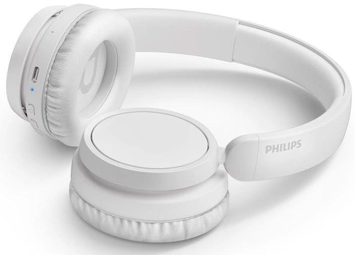 Гарнитура накладные Philips TAH5209 белый беспроводные bluetooth оголовье (TAH5209WT/00) фото 6