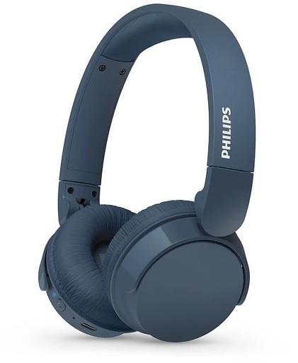Гарнитура накладные Philips TAH4209 синий беспроводные bluetooth оголовье (TAH4209BL/00) фото 1
