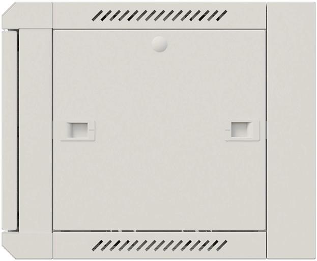 Шкаф коммутационный NTSS Премиум (NTSS-W6U6045FD) настенный 6U 570x450мм пер.дв.металл 60кг серый 18кг фото 3