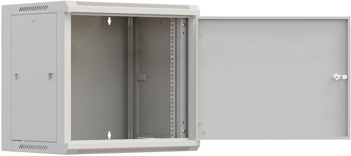 Шкаф коммутационный NTSS Премиум (NTSS-W12U6060FD) настенный 12U 570x600мм пер.дв.металл 60кг серый 27кг фото 4