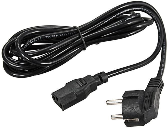 Шнур питания Rexant 11-1132 C13-Schuko проводник.:3x0.75мм2 3м 220В 6А (упак.:1шт) черный фото 1