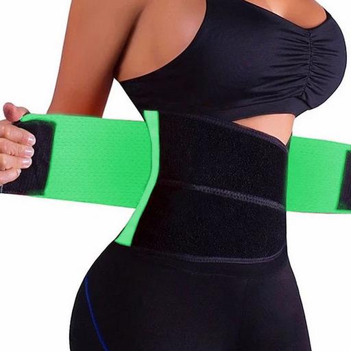 Фитнес пояс для похудения CleverCare, зеленый, размер L TL-LB033G фото 2