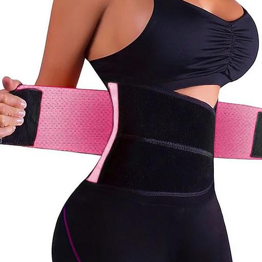 Фитнес пояс для похудения CleverCare, розовый, размер XXL TXL-LB033P фото 2