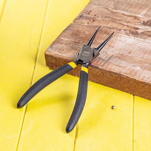 Съемники Deli Прямой съемник внутренних стопорных колец Deli DL0341 175мм, сталь HRC50-54, прорезиненная рукоять фото 5