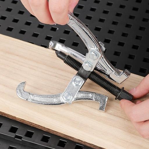 Съемники Deli Съемник подшипников трехзахватный Deli DL-S4 100мм(рабочий ход болта), внешний диаметр 20-100мм, внутренний диаметр 40-90мм, сталь 45# фото 5