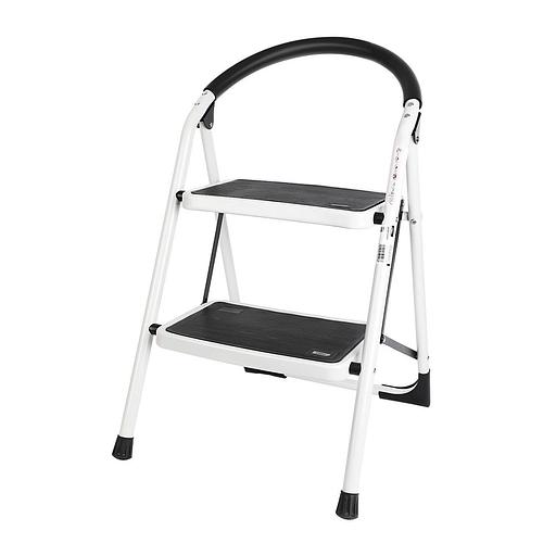 Стремянка Deli Стремянка стальная двухступенчатая Deli DL509012 макс.высота 460мм, до 150кг, ступени 360x270мм фото 1