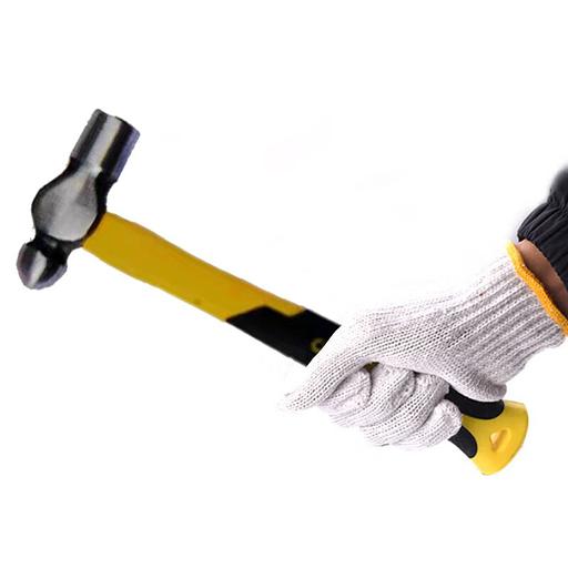 Ударно-рычажный инструмент Deli Рихтовочный молоток Deli DL443020 900 гр Фиберглассовая рукоять фото 3
