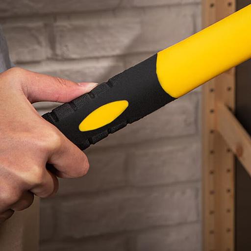 Ударно-рычажный инструмент Deli Рихтовочный молоток Deli DL443020 900 гр Фиберглассовая рукоять фото 4