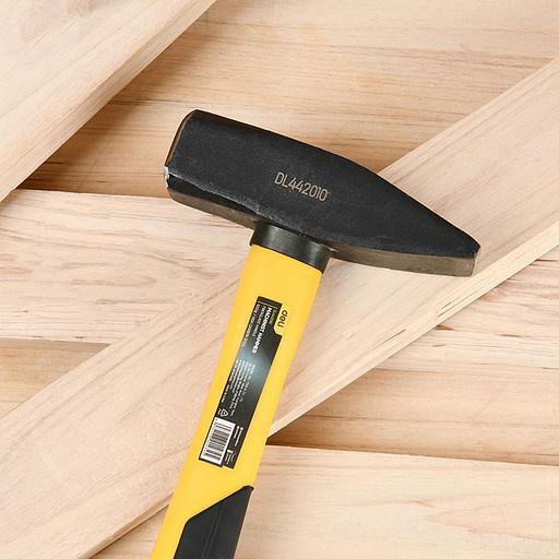 Ударно-рычажный инструмент Deli Слесарный молоток Deli DL442010 1000 гр Фиберглассовая рукоять фото 4