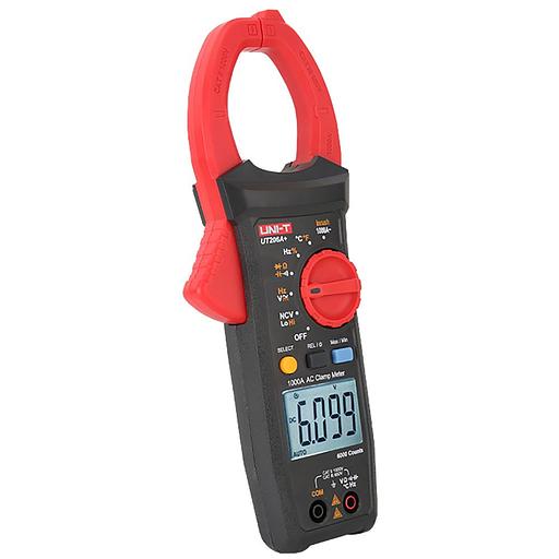 Токоизмерительные клещи UT205A+ Напряжение постоянного/переменного тока (1000 В); переменный ток (1000А); Сопротивление (40 МОм); Емкость (40 мФ); Частота (10 МГц); Отверстие челюсти 42 мм фото 2