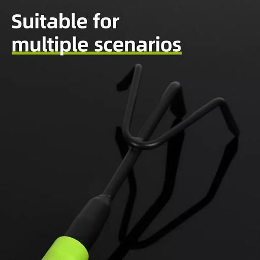 Рыхлитель садовый ручной трехзубый Deli DL580815 длина 30 см, защита от ржавчины и коррозии, противоскользящая рукоять фото 3