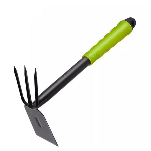 Мотыжка садовая ручная двухсторонняя Deli DL580814 длина 30 см, защита от ржавчины и коррозии, противоскользящая рукоять фото 1