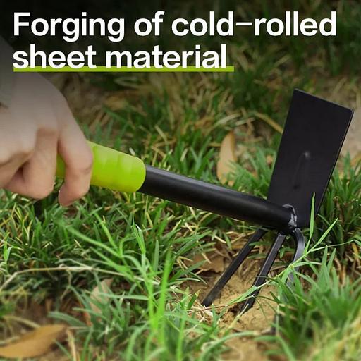 Мотыжка садовая ручная двухсторонняя Deli DL580814 длина 30 см, защита от ржавчины и коррозии, противоскользящая рукоять фото 5