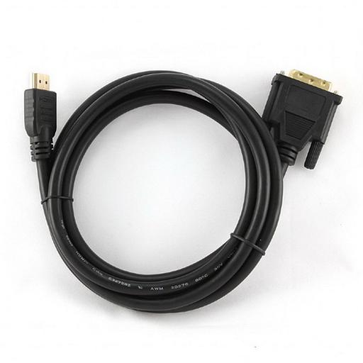 Кабель Cablexpert Кабель HDMI-DVI Cablexpert CC-HDMI-DVI-10, 19M/19M, 3.0м, single link, черный, позол.разъемы, экран, пакет (043441) {50} фото 2