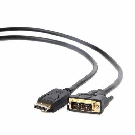 Кабель Cablexpert Кабель DisplayPort-DVI Cablexpert CC-DPM-DVIM-3M, 20M/25M, 3.0м, черный, экран, пакет фото 1